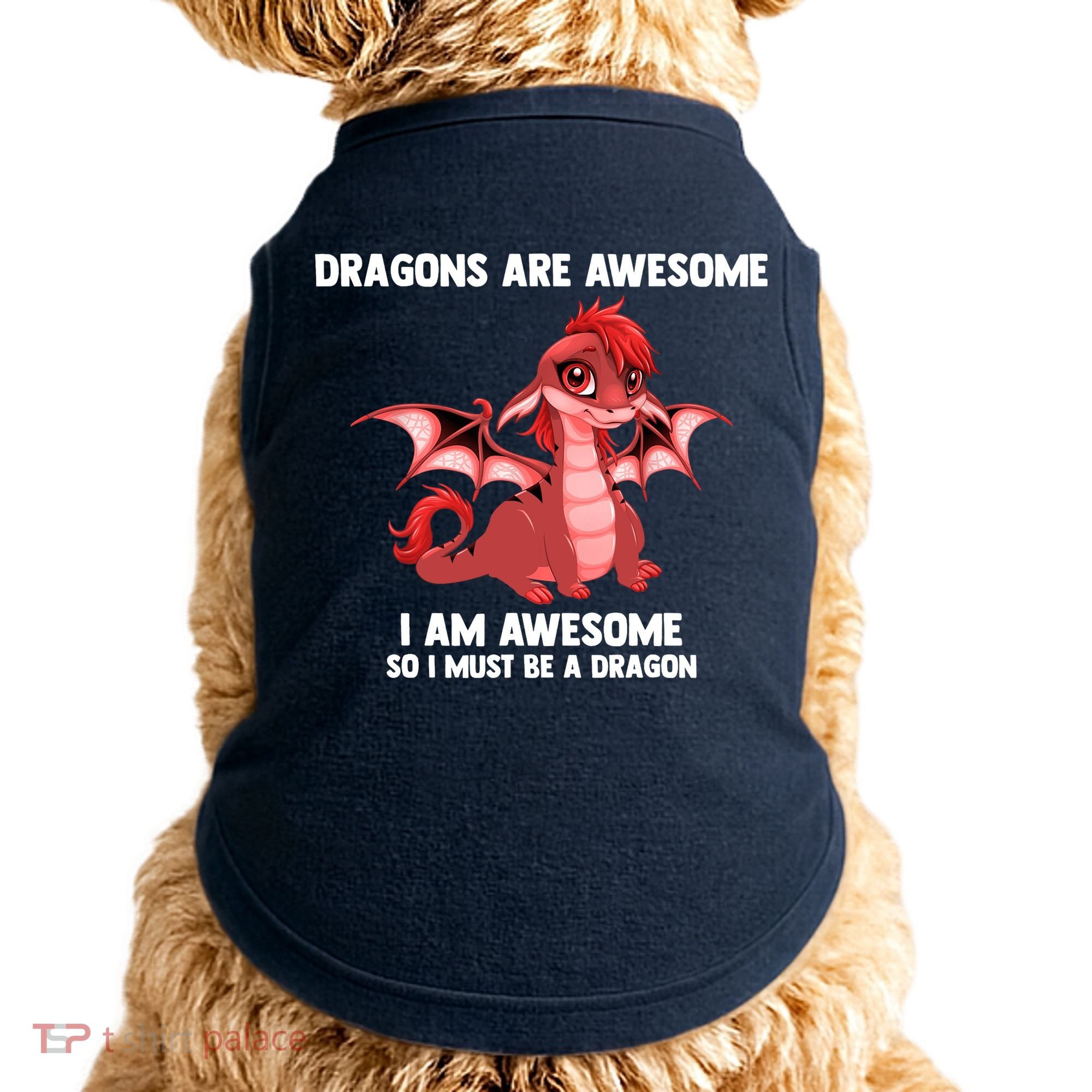 Dragons Dragons Are Awesome I'm A Dragon Girls Doggie Tank