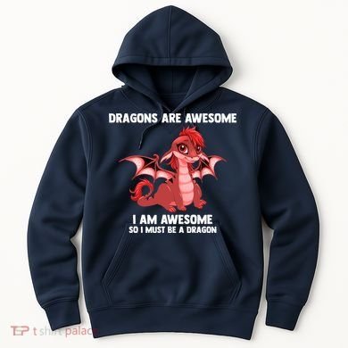 Dragons Dragons Are Awesome I'm A Dragon Girls Hoodie