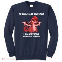 Dragons Dragons Are Awesome I'm A Dragon Girls Sweatshirt thumb 0