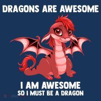 Dragons Dragons Are Awesome I'm A Dragon Girls Baby Bodysuit thumb 2