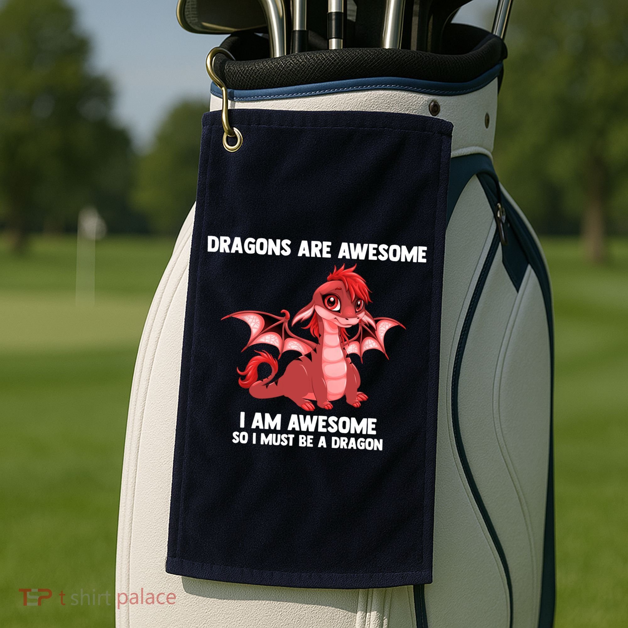 Dragons Dragons Are Awesome I'm A Dragon Girls Golf Towel