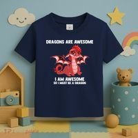 Dragons Dragons Are Awesome I'm A Dragon Girls Toddler T-Shirt thumb 3