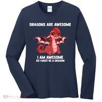 Dragons Dragons Are Awesome I'm A Dragon Girls Women's Long Sleeve Shirt thumb 0