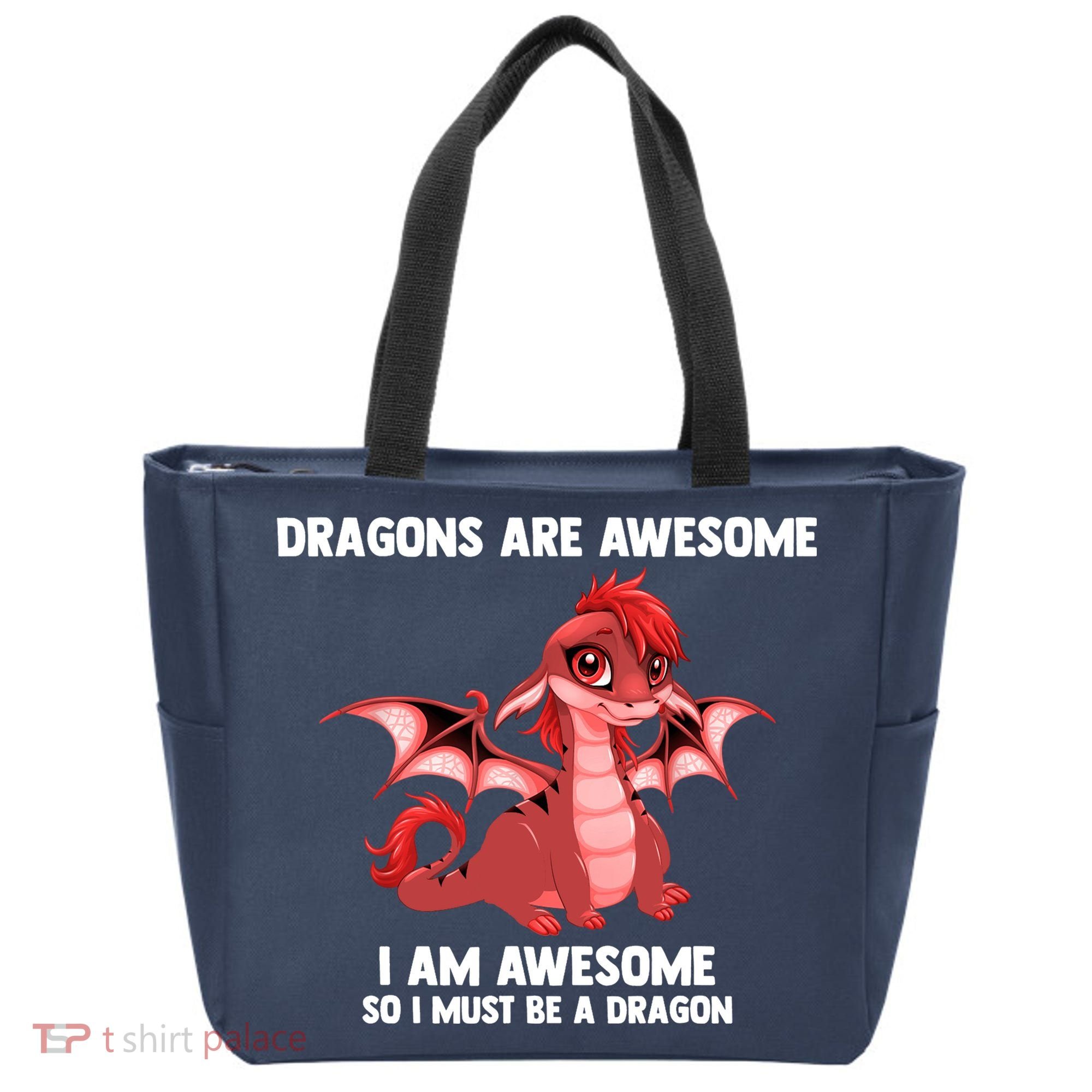 Dragons Dragons Are Awesome I'm A Dragon Girls Tote Bag