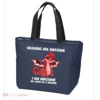Dragons Dragons Are Awesome I'm A Dragon Girls Tote Bag thumb 3