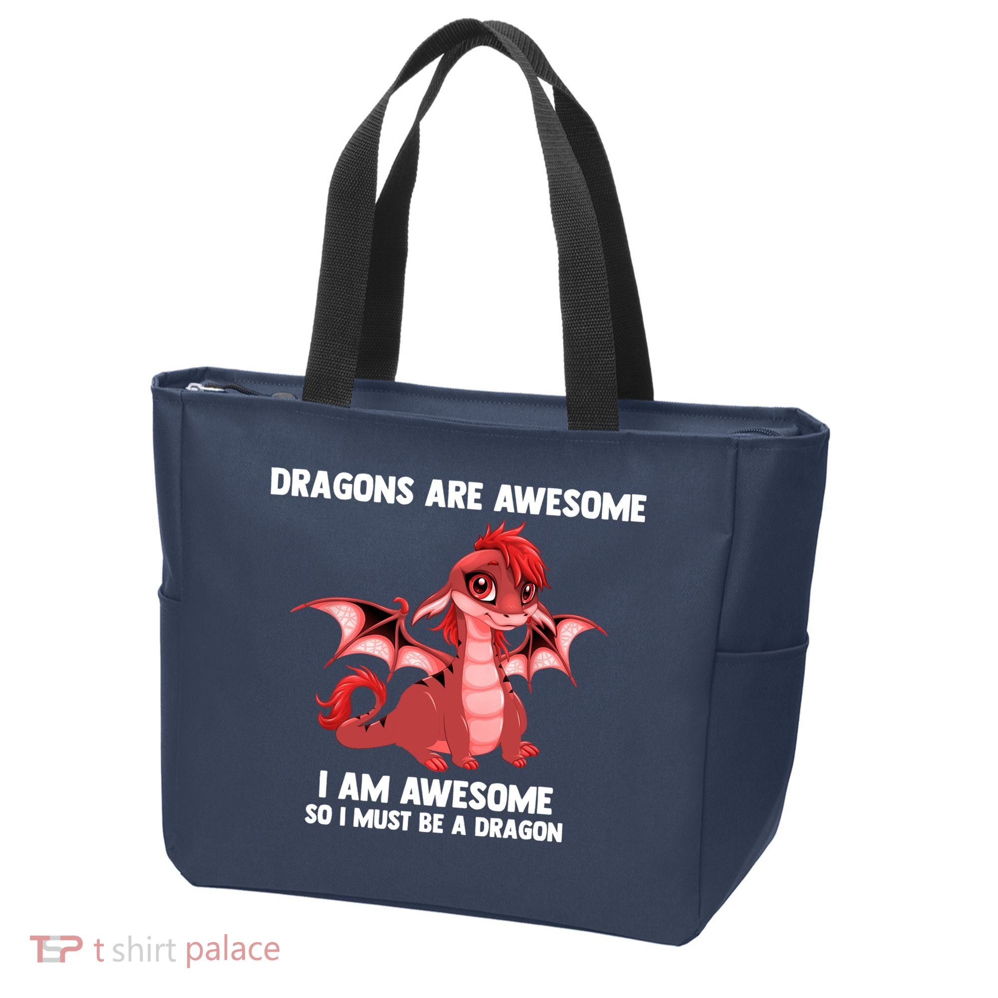 Dragons Dragons Are Awesome I'm A Dragon Girls Tote Bag