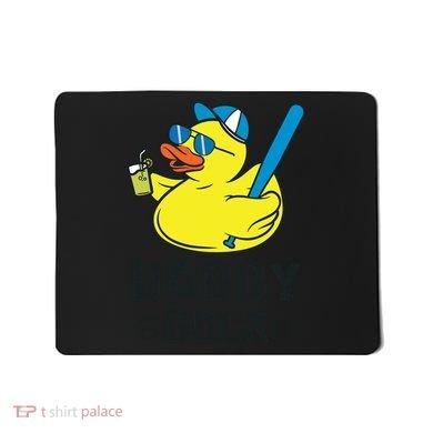 Daddy Duck Baseball Dad Rubber Duck Gift Mousepad