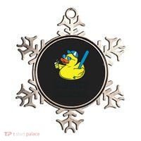Daddy Duck Baseball Dad Rubber Duck Gift Ornament thumb 0