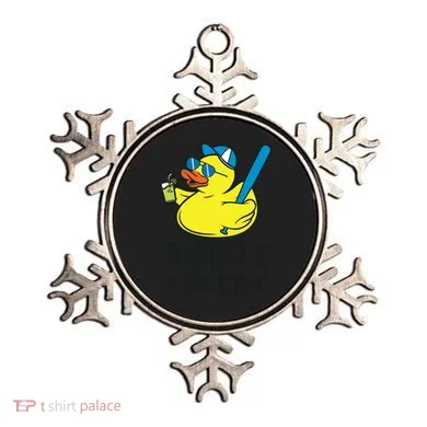 Daddy Duck Baseball Dad Rubber Duck Gift Ornament