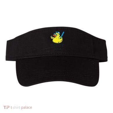 Daddy Duck Baseball Dad Rubber Duck Gift Visor