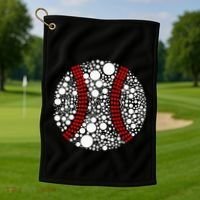Dot Day Baseball Lover Dot Day Make Your Mark Dot Day Golf Towel thumb 1