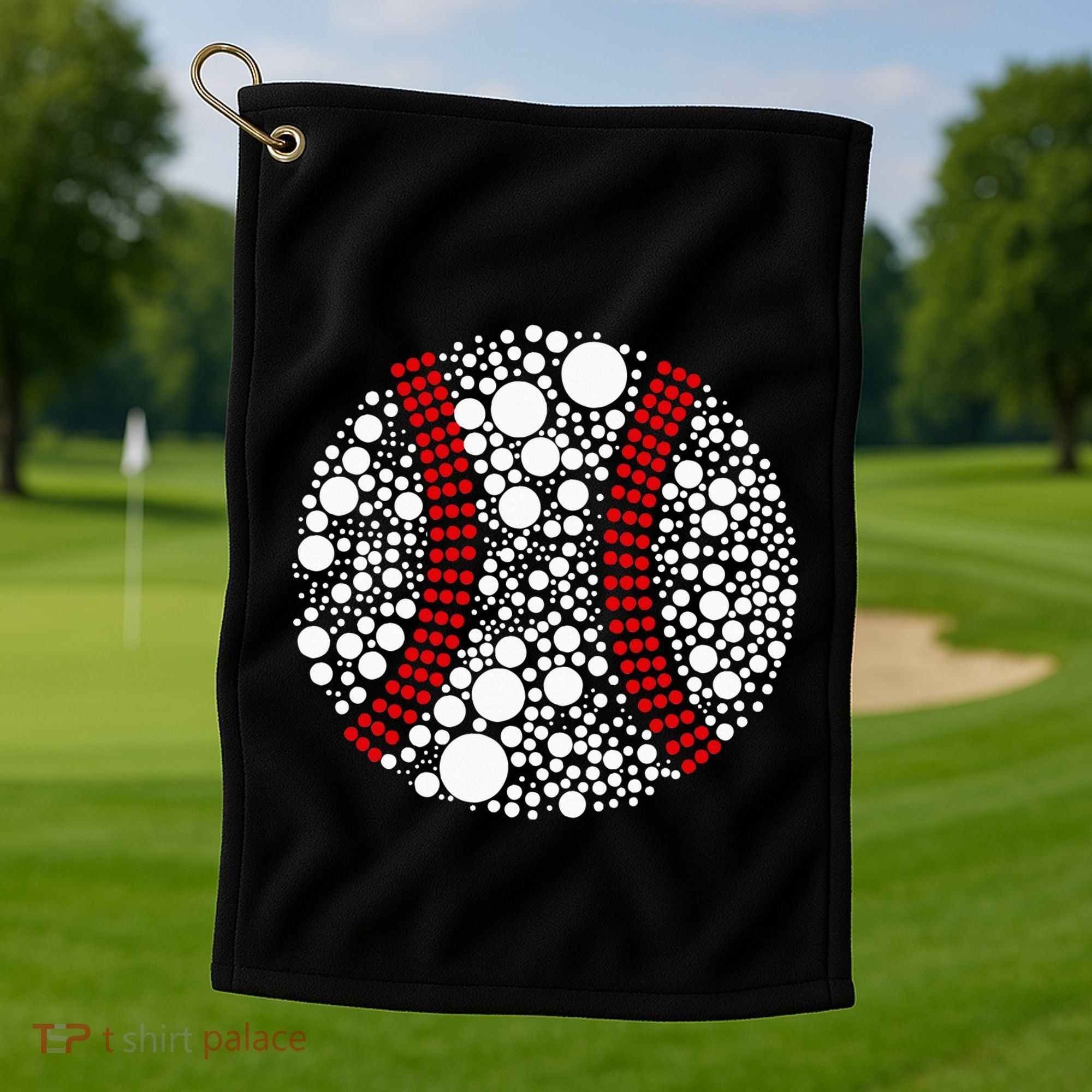 Dot Day Baseball Lover Dot Day Make Your Mark Dot Day Golf Towel