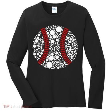 Dot Day Baseball Lover Dot Day Make Your Mark Dot Day Women's Long Sleeve Shirt
