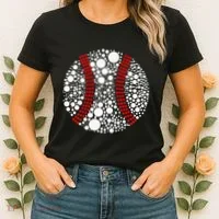 Dot Day Baseball Lover Dot Day Make Your Mark Dot Day Women's T-Shirt thumb 2