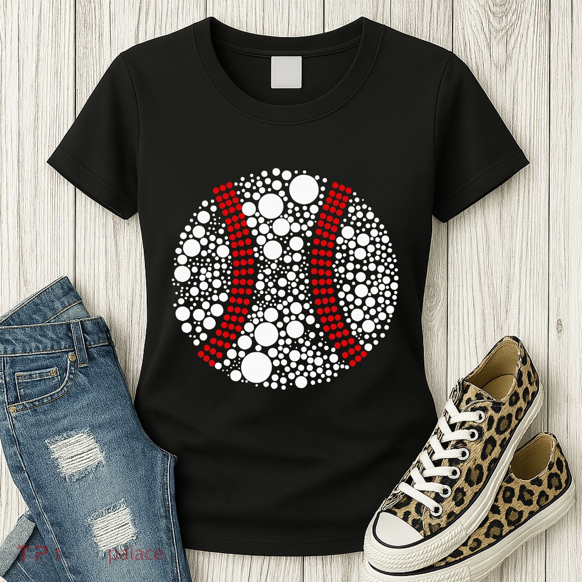Dot Day Baseball Lover Dot Day Make Your Mark Dot Day Women's T-Shirt