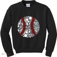 Dot Day Baseball Lover Dot Day Make Your Mark Dot Day Kids Sweatshirt thumb 0