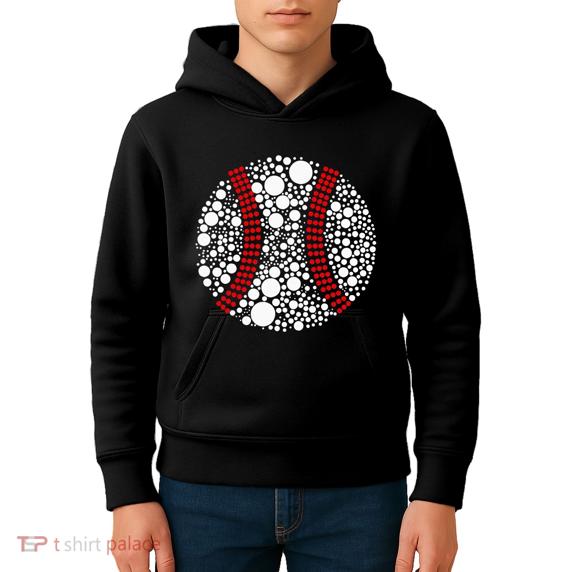 Dot Day Baseball Lover Dot Day Make Your Mark Dot Day Kids Hoodie