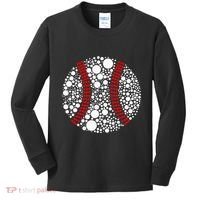 Dot Day Baseball Lover Dot Day Make Your Mark Dot Day Kids Long Sleeve Shirt thumb 0