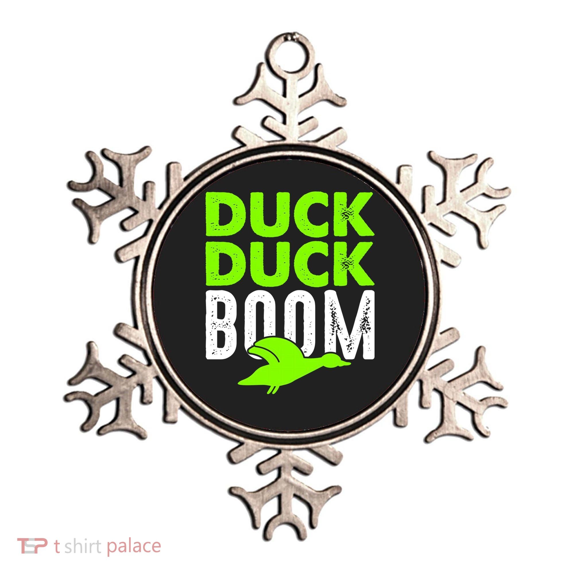 Duck Duck Boom Ornament