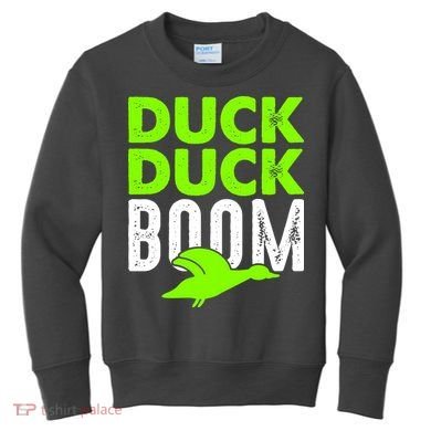 Duck Duck Boom Kids Sweatshirt