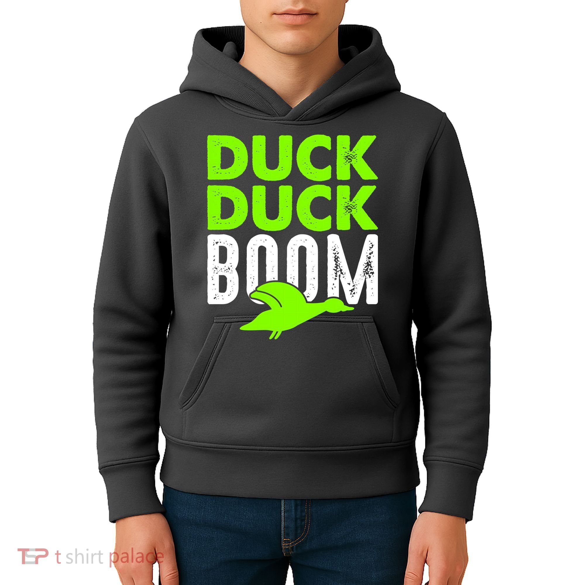 Duck Duck Boom Kids Hoodie