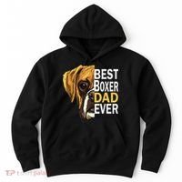 Dog dad, best dog dad ever, dog dad boxer dad Hoodie thumb 0