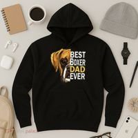 Dog dad, best dog dad ever, dog dad boxer dad Hoodie thumb 3