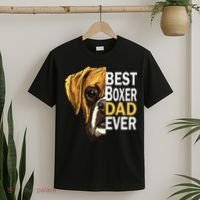 Dog dad, best dog dad ever, dog dad boxer dad T-Shirt thumb 2