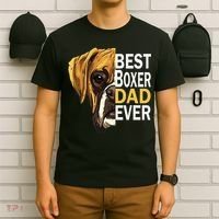Dog dad, best dog dad ever, dog dad boxer dad T-Shirt thumb 6