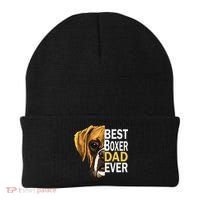 Dog dad, best dog dad ever, dog dad boxer dad Beanie thumb 0