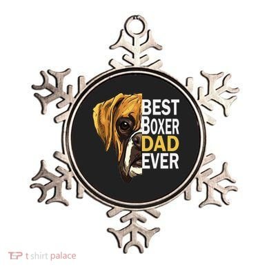 Dog dad, best dog dad ever, dog dad boxer dad Ornament