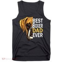 Dog dad, best dog dad ever, dog dad boxer dad Tank Top thumb 0