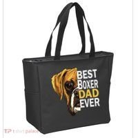Dog dad, best dog dad ever, dog dad boxer dad Tote Bag thumb 2