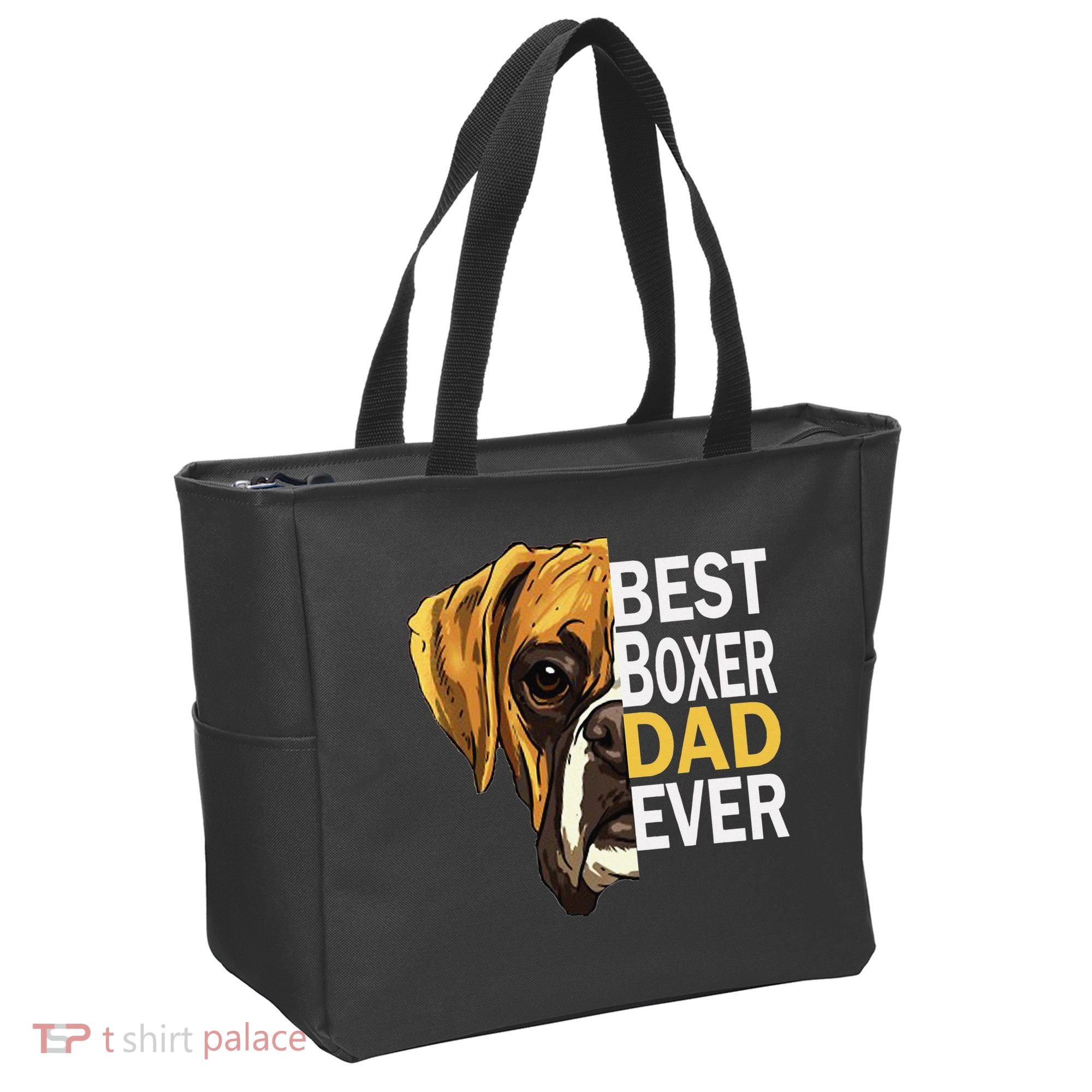 Dog dad, best dog dad ever, dog dad boxer dad Tote Bag
