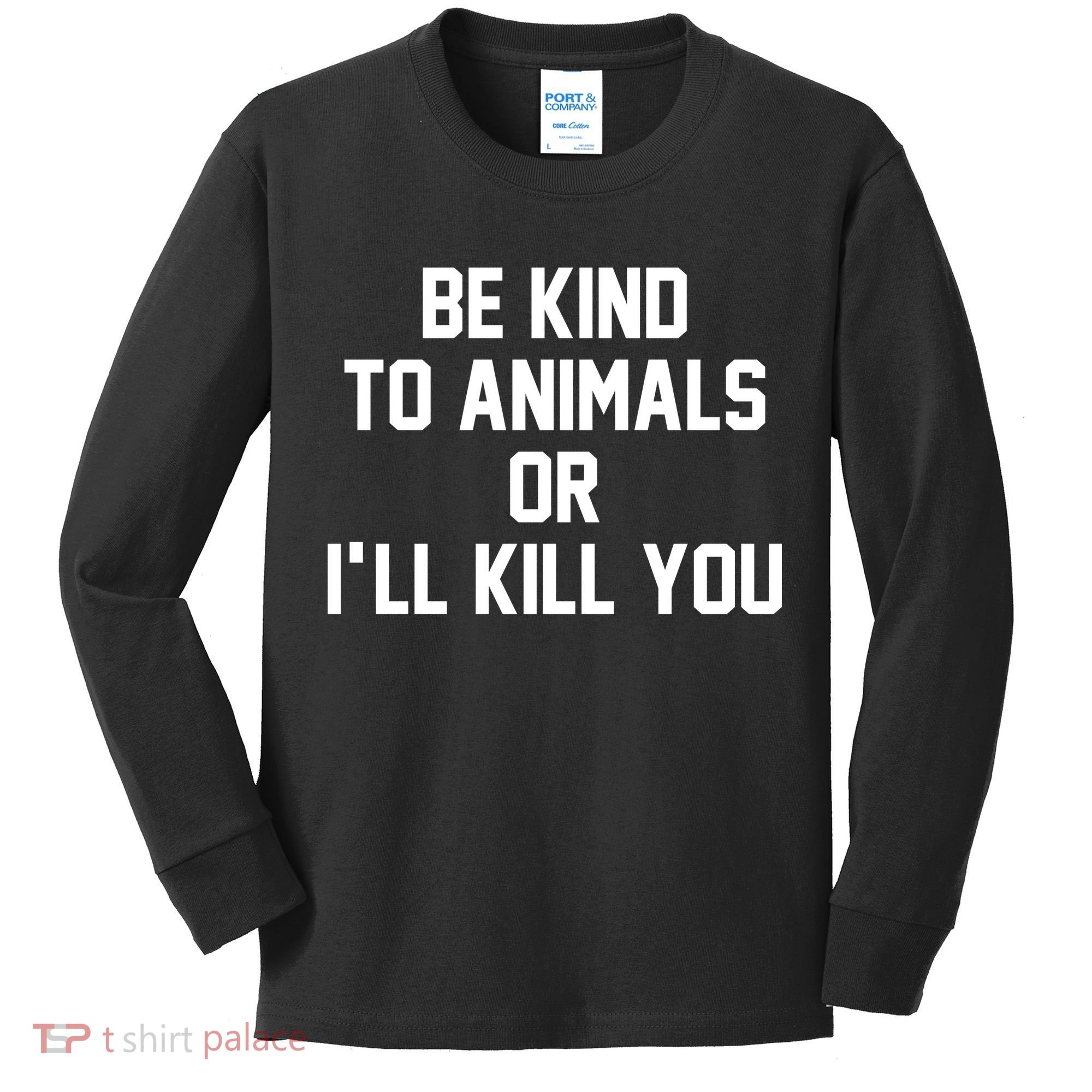 Doris Day Be Kind To Animals Kids Long Sleeve Shirt