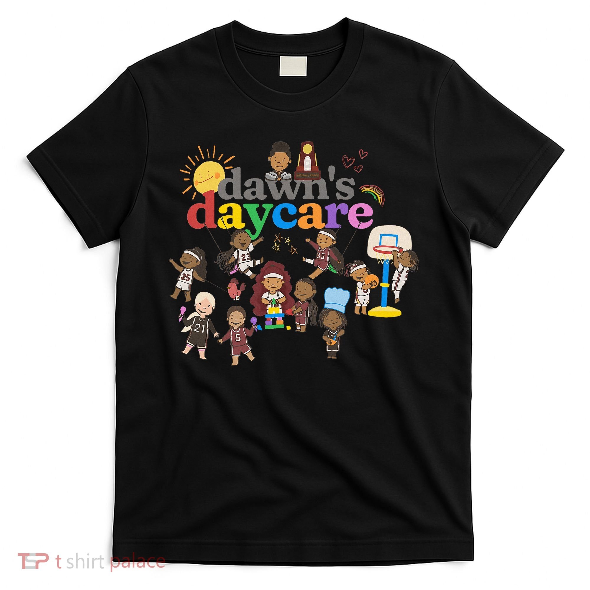 DawnS Daycare Basketball Cute Funny T-Shirt
