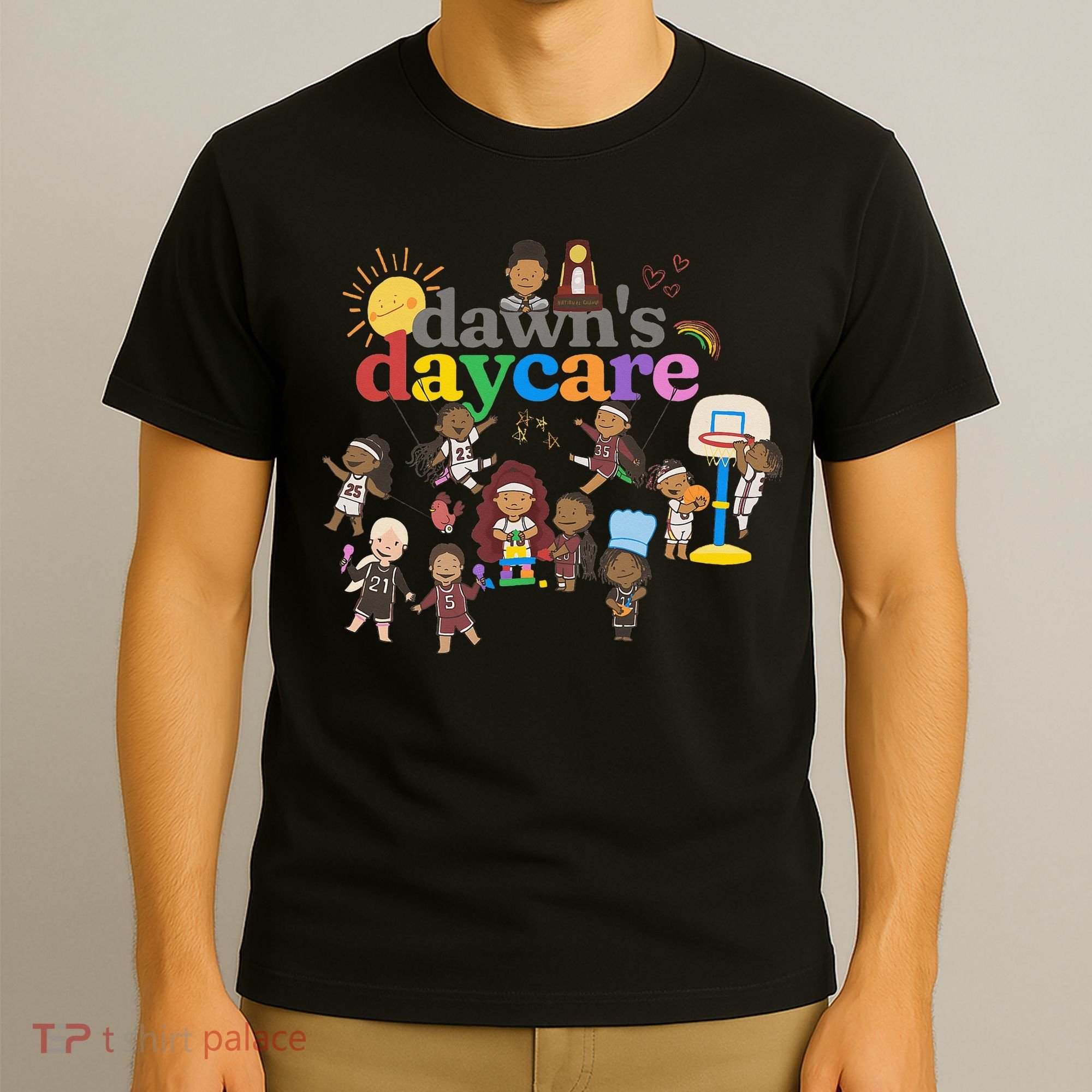 DawnS Daycare Basketball Cute Funny T-Shirt