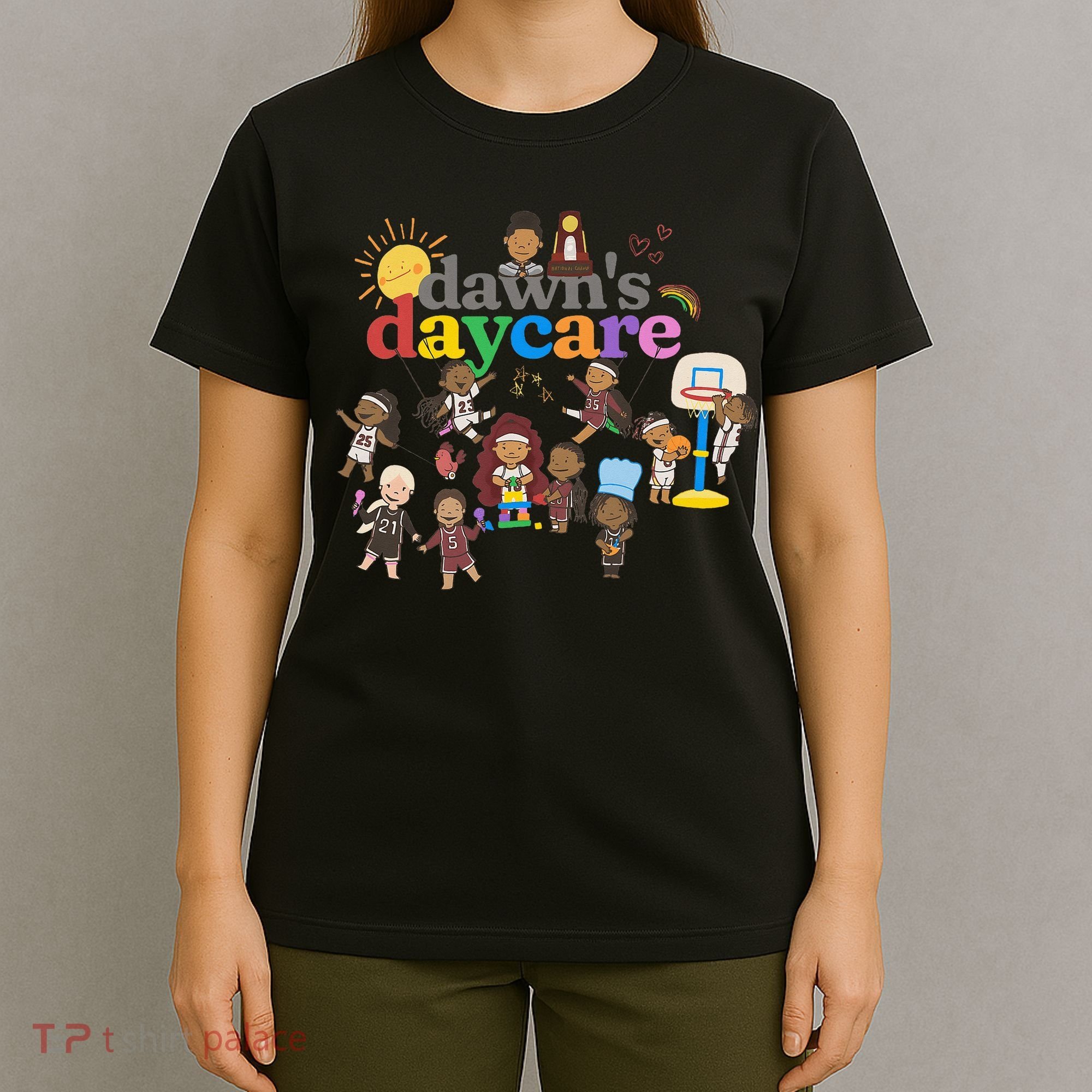 DawnS Daycare Basketball Cute Funny T-Shirt