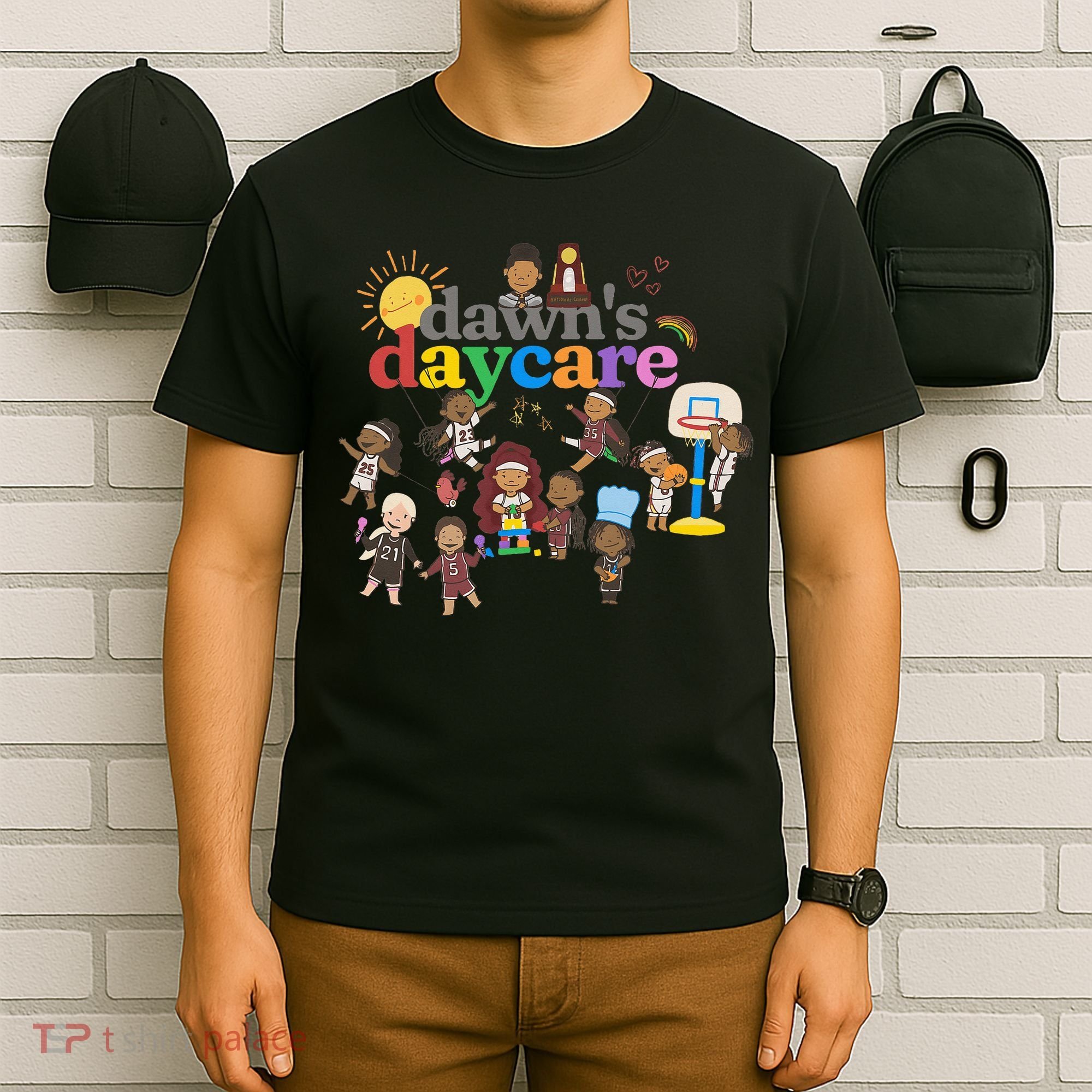 DawnS Daycare Basketball Cute Funny T-Shirt