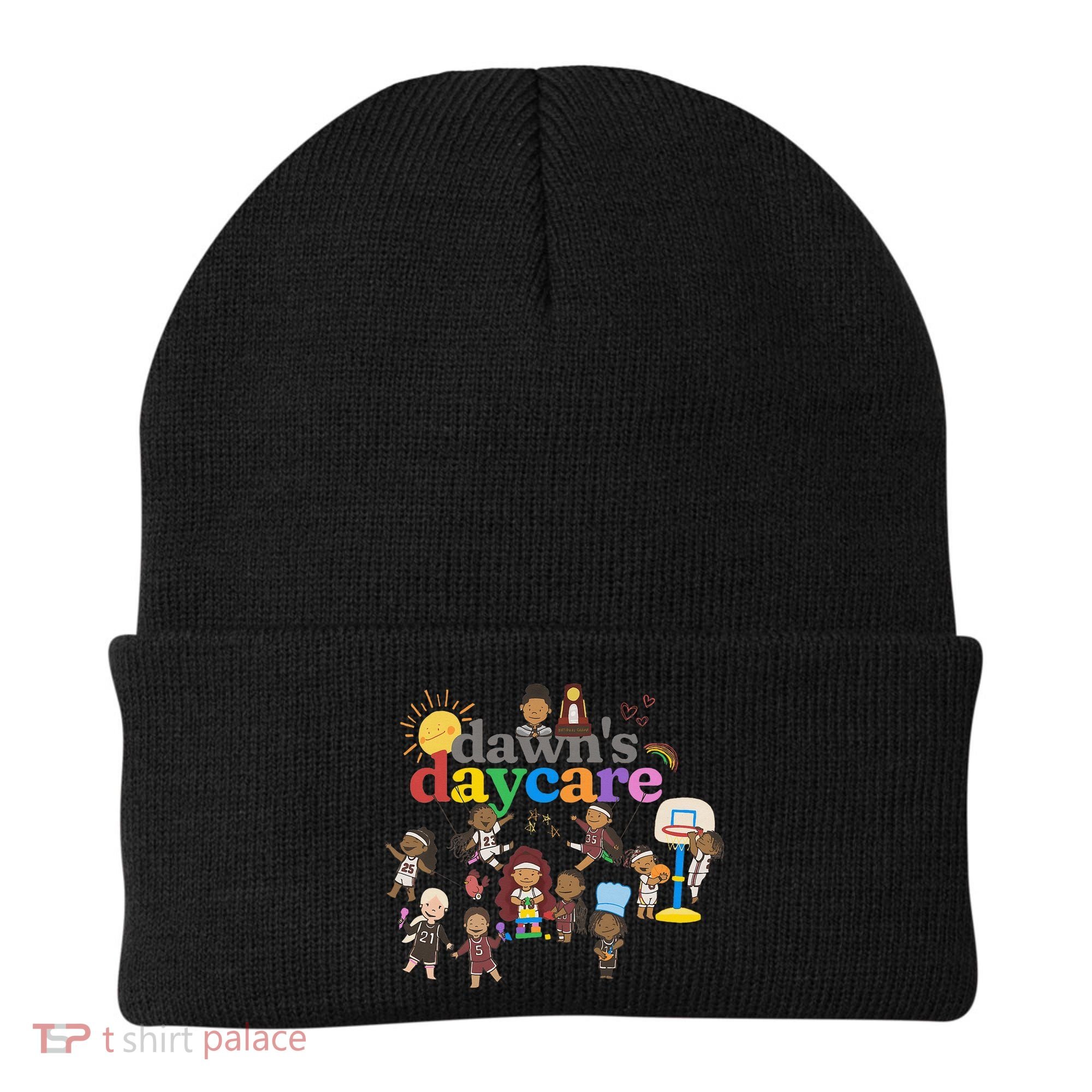 DawnS Daycare Basketball Cute Funny Beanie