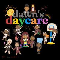 DawnS Daycare Basketball Cute Funny Women's Hoodie thumb 2