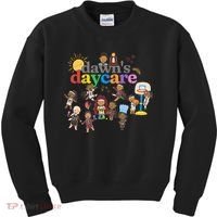 DawnS Daycare Basketball Cute Funny Kids Sweatshirt thumb 0