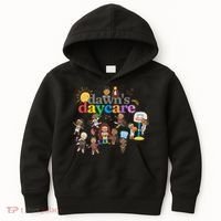 DawnS Daycare Basketball Cute Funny Kids Hoodie thumb 0