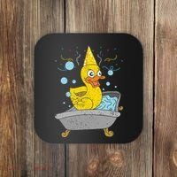 Duckling Duckie Bath Toy Ducky Rubber Duck Coaster thumb 0