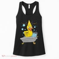 Duckling Duckie Bath Toy Ducky Rubber Duck Women's Tank Top thumb 0