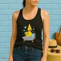Duckling Duckie Bath Toy Ducky Rubber Duck Women's Tank Top thumb 2