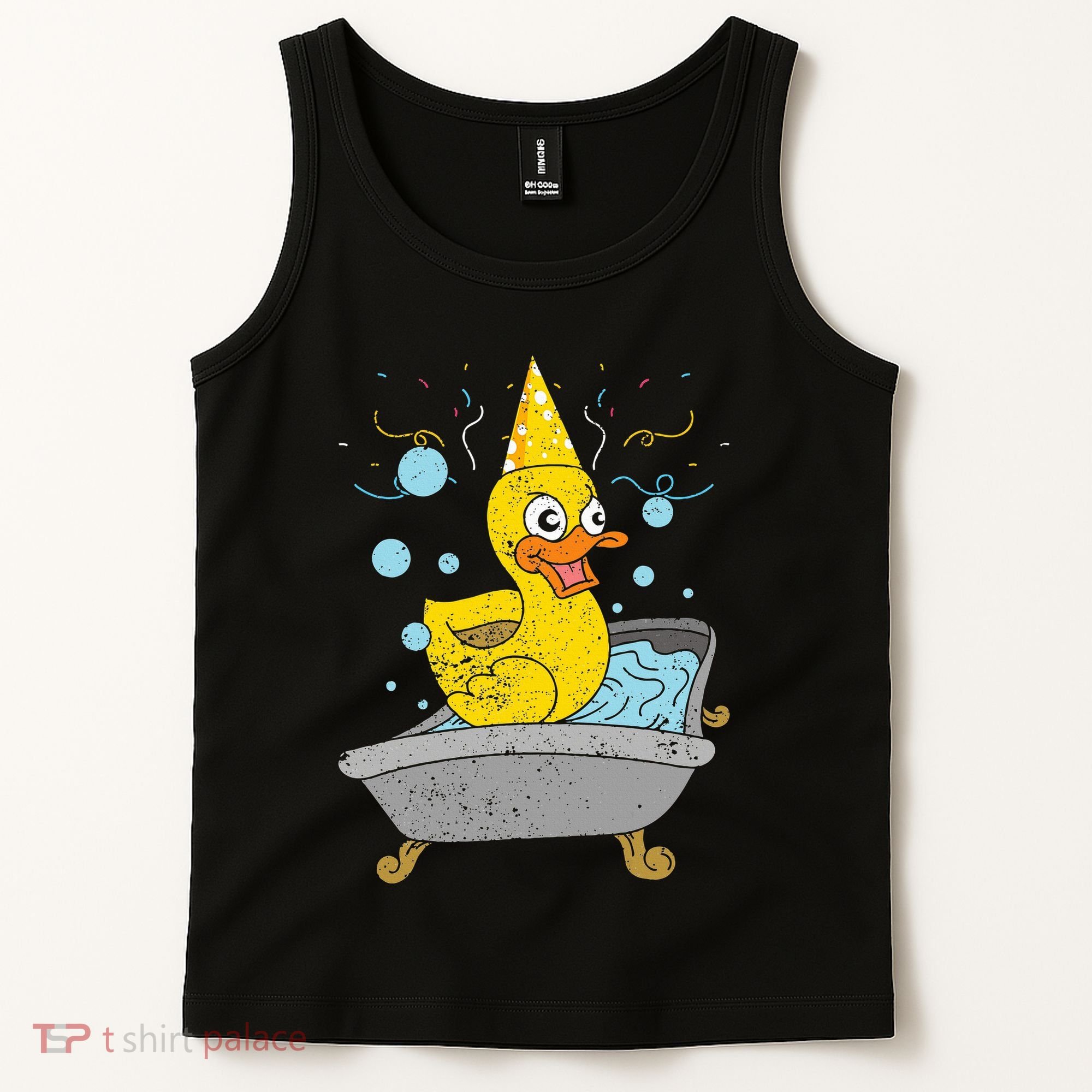 Duckling Duckie Bath Toy Ducky Rubber Duck Tank Top