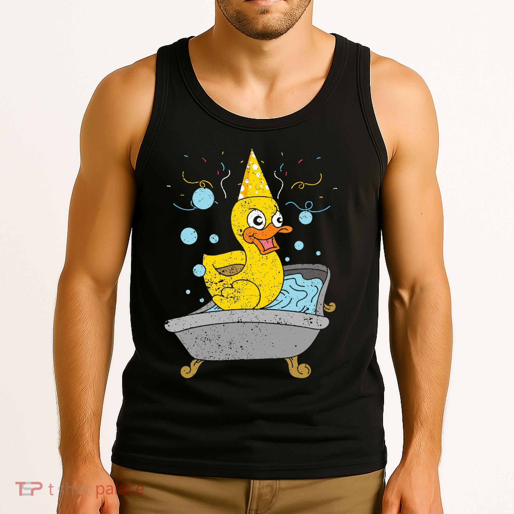 Duckling Duckie Bath Toy Ducky Rubber Duck Tank Top