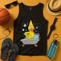 Duckling Duckie Bath Toy Ducky Rubber Duck Tank Top thumb 4