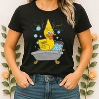 Duckling Duckie Bath Toy Ducky Rubber Duck Women's T-Shirt thumb 2